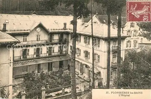 AK / Ansichtskarte Plombieres les Bains_Vosges Hopital Plombieres les Bains