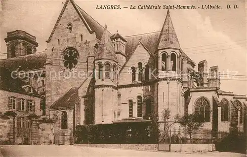 AK / Ansichtskarte Langres Cathedrale Saint Mammes Langres