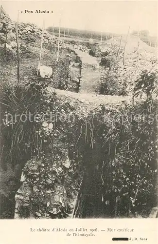 AK / Ansichtskarte Alesia(Roman War)_Alise Sainte Reine Theatre d Alesia en Juillet 1906 