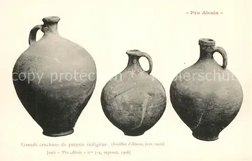 AK / Ansichtskarte Alesia(Roman War)_Alise Sainte Reine Grands cruchons de poterie indigene 