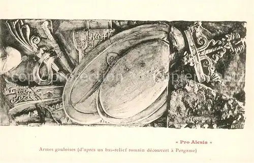 AK / Ansichtskarte Alesia(Roman War)_Alise Sainte Reine Armes gauloises 