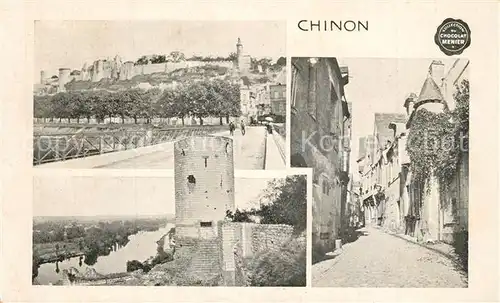 AK / Ansichtskarte Chinon_Indre_et_Loire Vues partielles Chateau Tour Chinon_Indre_et_Loire