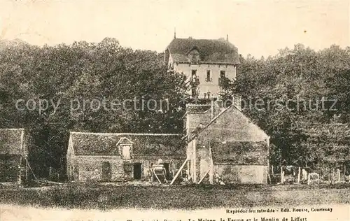 AK / Ansichtskarte Courtenay_Loiret Maison Ferme et Moulin de Liffert Courtenay Loiret