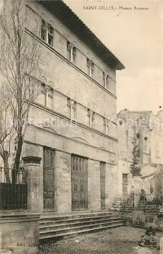 AK / Ansichtskarte Saint Gilles_Gard Maison Romane Saint Gilles_Gard