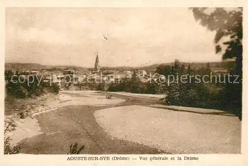 AK / Ansichtskarte Aouste sur Sye Vue generale et la Drome Aouste sur Sye