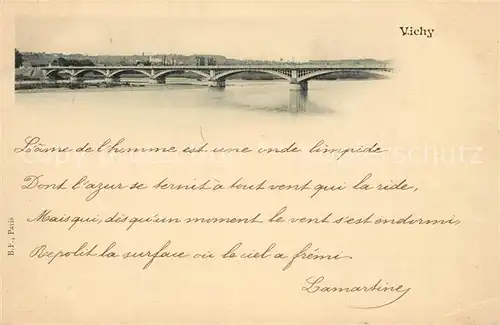 AK / Ansichtskarte Vichy_Allier Pont sur l Allier Vichy Allier