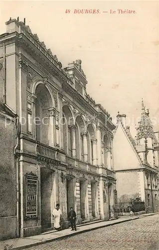 AK / Ansichtskarte Bourges Theatre Bourges