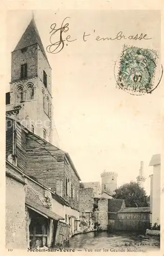 AK / Ansichtskarte Mehun sur Yevre Vue sur les Grands Moulins Mehun sur Yevre