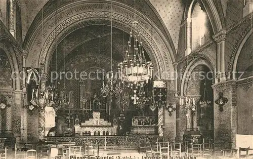 AK / Ansichtskarte Paray le Monial Interieur de la Chapelle de la Visitation Paray le Monial