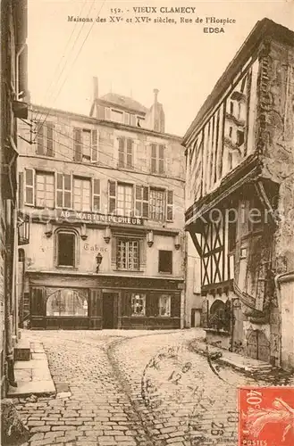 AK / Ansichtskarte Vieux_Clamecy Maisons des XVe et XVIe siecles Rue de l Hospice 