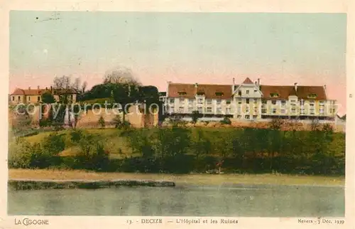 AK / Ansichtskarte Decize Hopital et les Ruines Decize