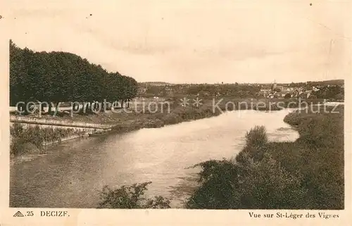 AK / Ansichtskarte Decize Vue sur Saint Leger des Vignes Decize