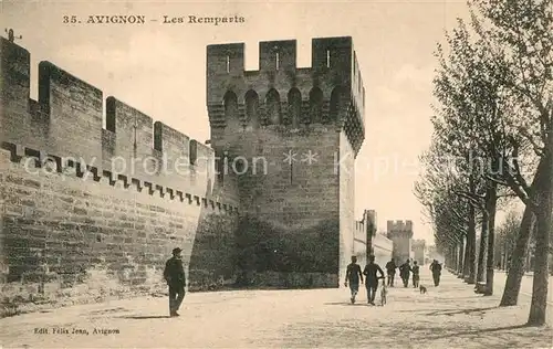 AK / Ansichtskarte Avignon_Vaucluse Les Remparts Avignon Vaucluse