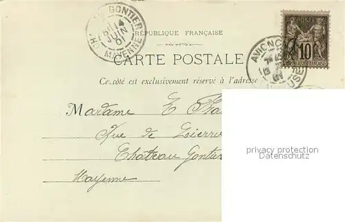 AK / Ansichtskarte Avignon_Vaucluse Perspective du Rhone Avignon Vaucluse