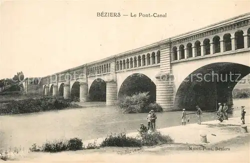 AK / Ansichtskarte Beziers Pont Canal Beziers