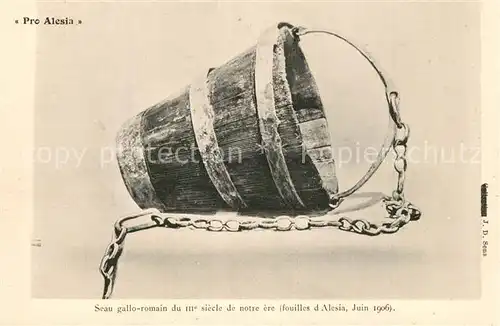 AK / Ansichtskarte Alesia(Roman War)_Alise Sainte Reine Seau gallo romain du IIIe siecle de notre ere Ausgrabungen 