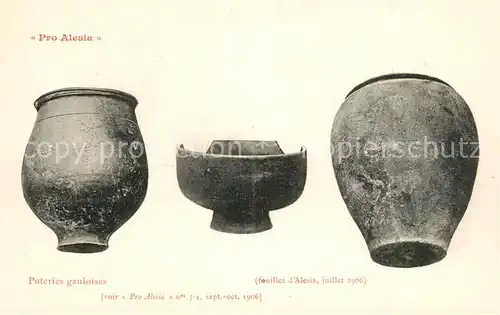 AK / Ansichtskarte Alesia(Roman War)_Alise Sainte Reine Poteries gauloises Ausgrabungen 
