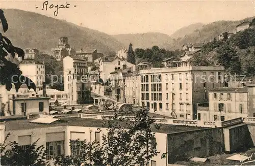 AK / Ansichtskarte Royat_Puy_de_Dome Quelques Hotels de la Vallee Vieille Eglise Puy de Dome Royat_Puy_de_Dome