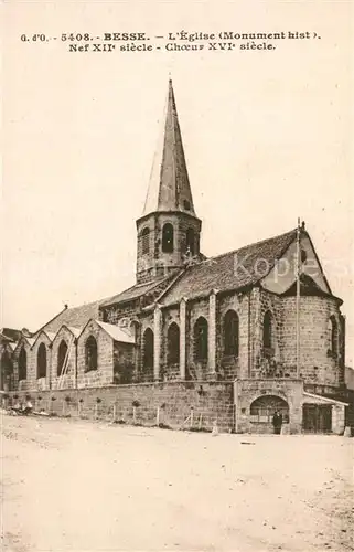 AK / Ansichtskarte Besse et Saint Anastaise Eglise Monument historique Besse et Saint Anastaise