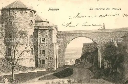 AK / Ansichtskarte Namur_sur_Meuse Le Chateau des Comtes Namur_sur_Meuse