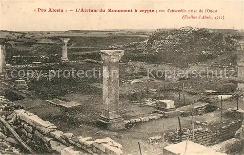 AK / Ansichtskarte Alesia(Roman War)_Alise Sainte Reine Pro Alesia Atrium du Monument a crypte 