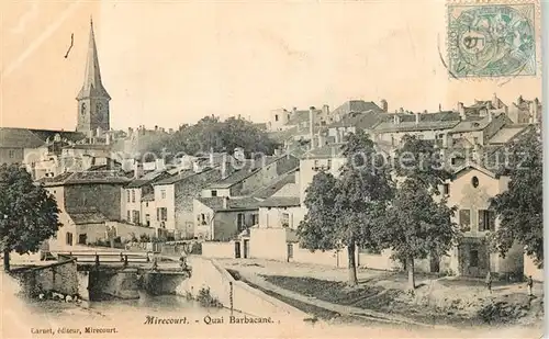 AK / Ansichtskarte Mirecourt Quai Barbacane Mirecourt