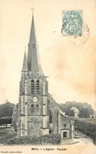 AK / Ansichtskarte Mitry Mory Eglise Facade Mitry Mory