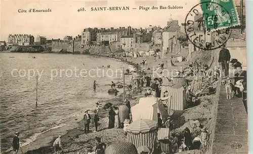 AK / Ansichtskarte Saint Servan_sur_Mer Okage des Bas Sablons Saint Servan_sur_Mer