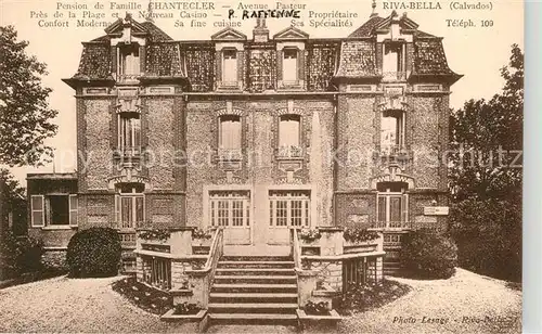 AK / Ansichtskarte Riva_Bella Pension de Famille Chantecler Riva_Bella