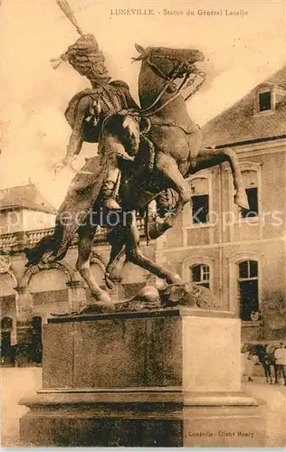 AK / Ansichtskarte Luneville Statue du General Lasalle Luneville