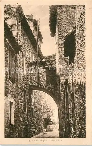 AK / Ansichtskarte Manosque Vieille Rue Manosque