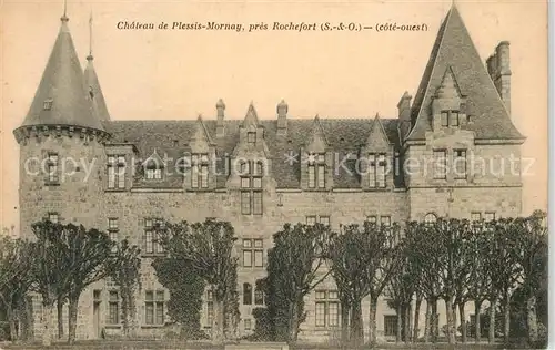 AK / Ansichtskarte Mornay Chateau de Plessis Mornay Cote ouest Mornay