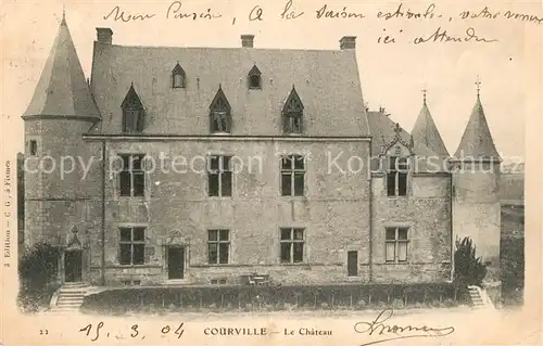 AK / Ansichtskarte Courville sur Eure Le Chateau Courville sur Eure