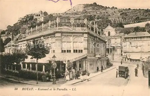 AK / Ansichtskarte Royat_Puy_de_Dome Kursaal et le Paradis Royat_Puy_de_Dome