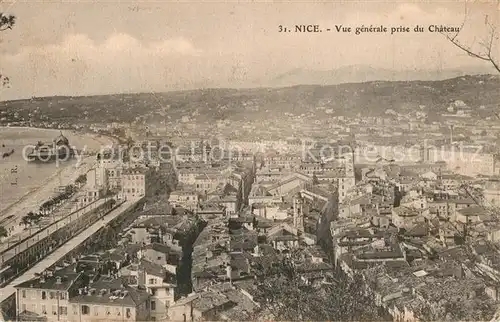 AK / Ansichtskarte Nice_Alpes_Maritimes Vue generale prise du chateau Nice_Alpes_Maritimes