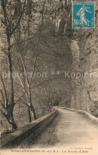 AK / Ansichtskarte Roquefavour La Route d Aix Roquefavour