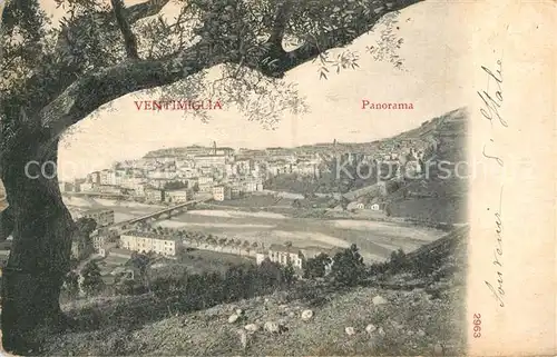 AK / Ansichtskarte Ventimiglia_Liguria Panorama 