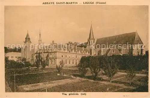 AK / Ansichtskarte Liguge Abbaye Saint Martin Liguge