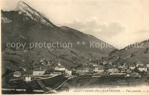 AK / Ansichtskarte Saint Pierre de Chartreuse Vue generale Alpes Saint Pierre de Chartreuse