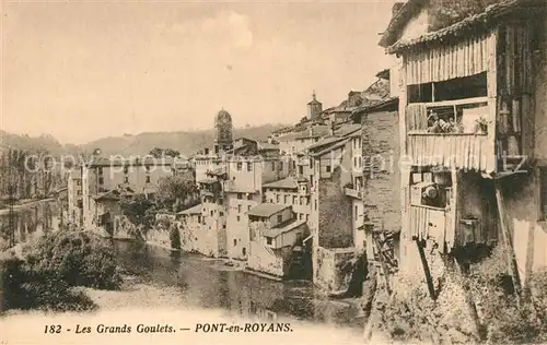 AK / Ansichtskarte Pont en Royans Les Grands Goulets Pont en Royans