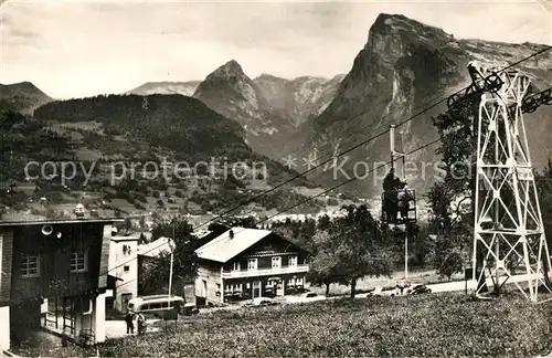 AK / Ansichtskarte Samoens Depart du Telebenne des Saix Alpes Samoens