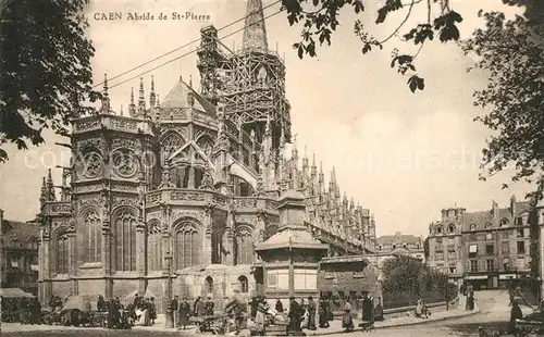 AK / Ansichtskarte Caen Abside de l Eglise Saint Pierre Caen