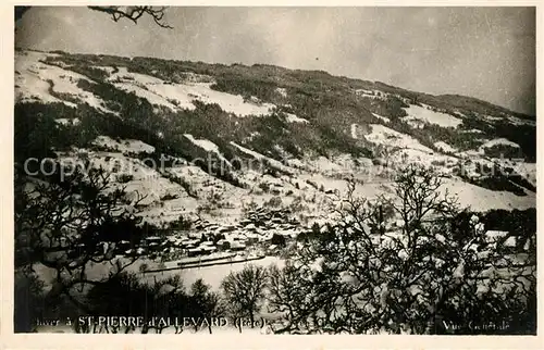 AK / Ansichtskarte Saint Pierre d_Allevard Panorama en hiver Saint Pierre d_Allevard