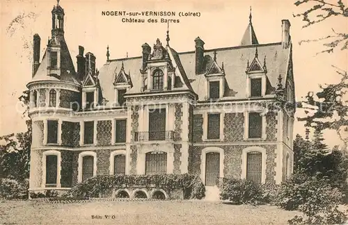 AK / Ansichtskarte Nogent sur Vernisson Chateau des Barres Nogent sur Vernisson