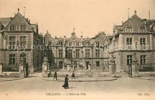 AK / Ansichtskarte Orleans_Loiret Hotel de Ville Orleans_Loiret