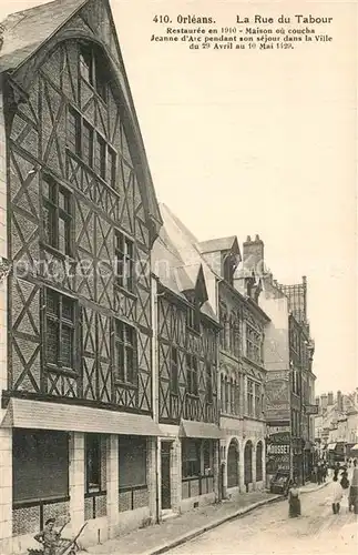 AK / Ansichtskarte Orleans_Loiret Rue du Tabour Orleans_Loiret