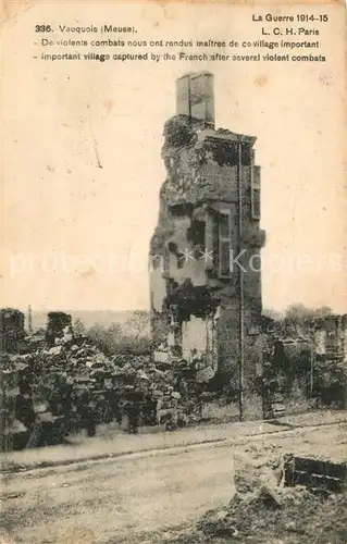 AK / Ansichtskarte Vauquois Vue d ensemble Ruines Grande Guerre Truemmer 1. Weltkrieg Vauquois