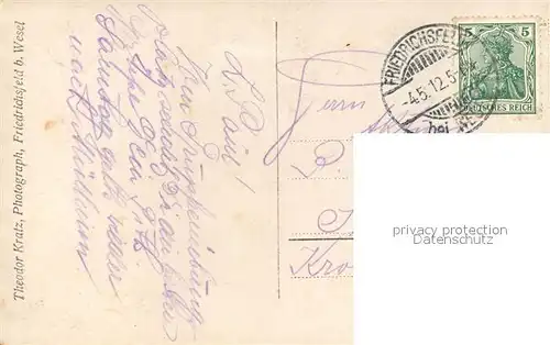 AK / Ansichtskarte Friedrichsfeld_Niederrhein_Wesel Sodaten Gruppenfoto 