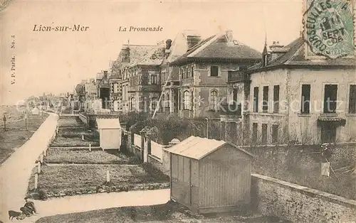 AK / Ansichtskarte Lion sur Mer La Promenade Lion sur Mer