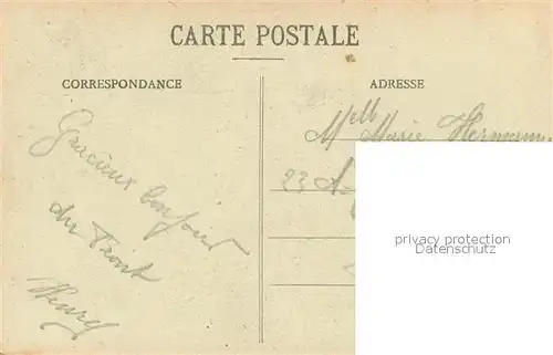 AK / Ansichtskarte Cormicy Guerre en Champagne 1914 16 La Poste Cormicy